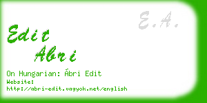 edit abri business card